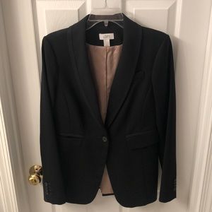 LOFT tuxedo-style black blazer - size 6
